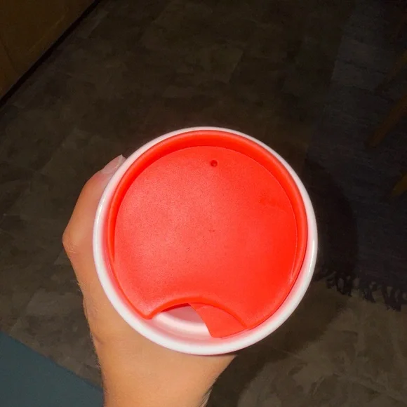 Starbucks Colorful Cat Travel Mug 12 oz - Picture 5 of 6